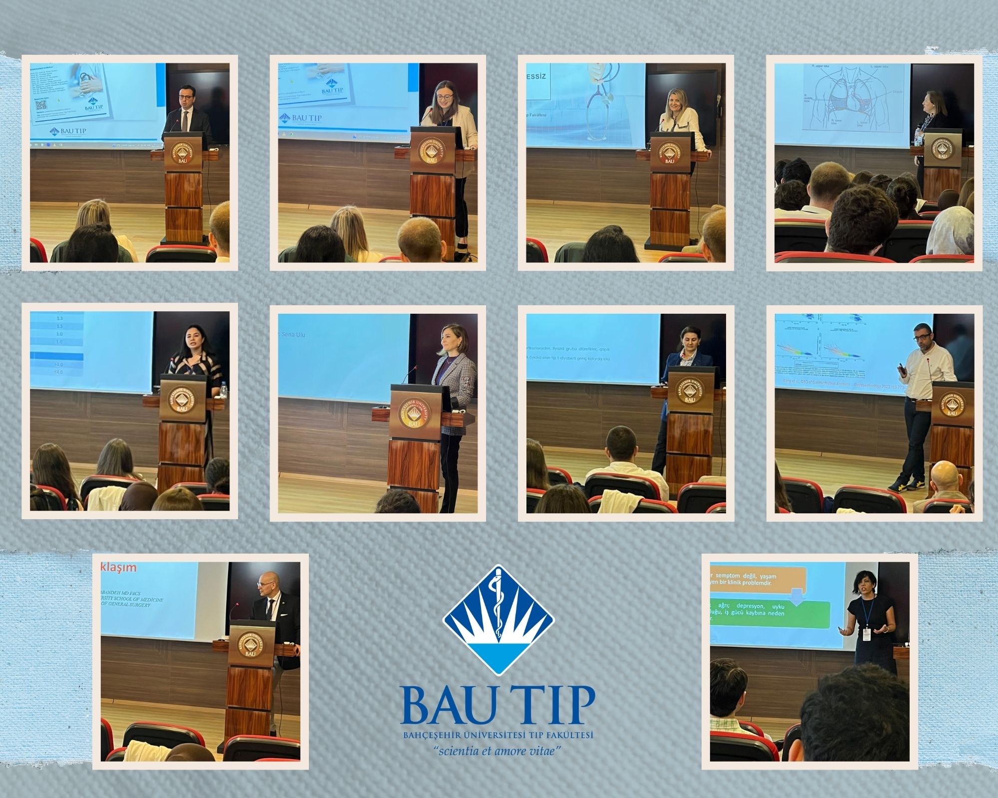 "On the Threshold of Medicine: The 4th Intern Symposium" was held at Bahçeşehir University Faculty of Medicine.